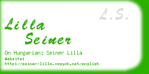 lilla seiner business card